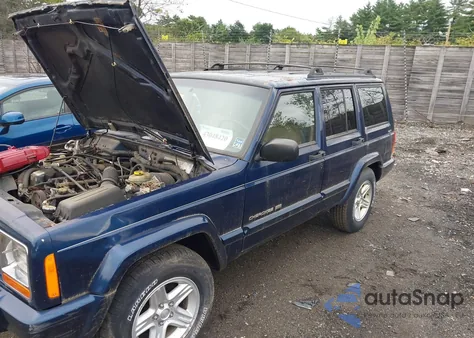 2000 Jeep Cherokee Limited из США, поврежденный, VIN 1J4FF68S8YL263830